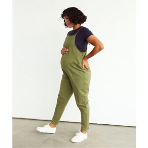 Storq maternity anytime jumpsuit sage green
